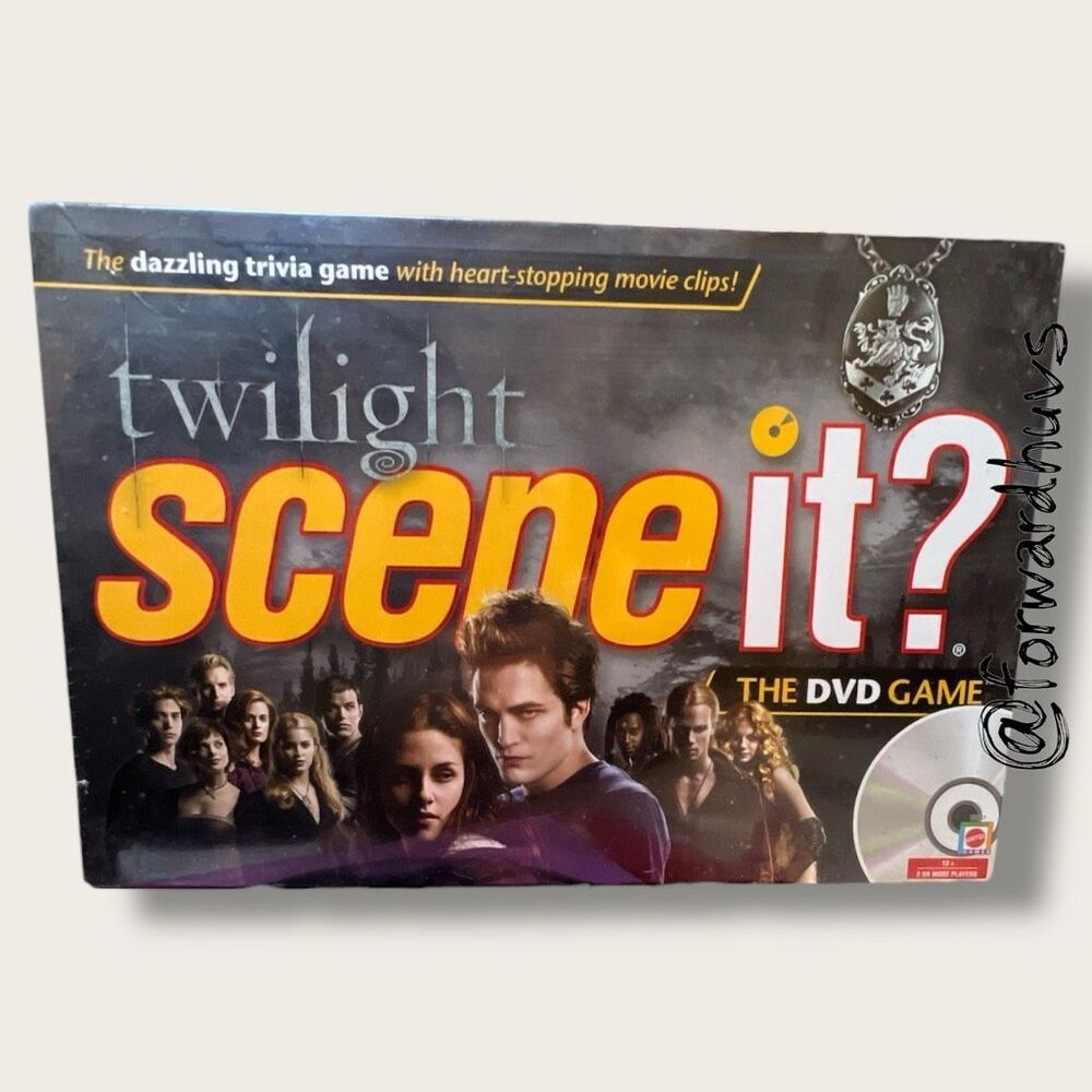 Twilight Scene It? DVD Trivia Game – 2009 – Movie Clips & Challenges